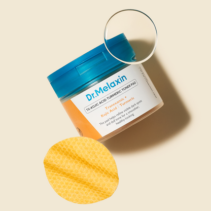 TX-Kojic Acid Turmeric Toner Pad dual-sided design