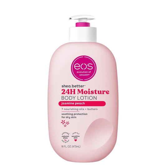 EOS - 24H Moisture Body Lotion, Jasmine Peach,(473 ml)