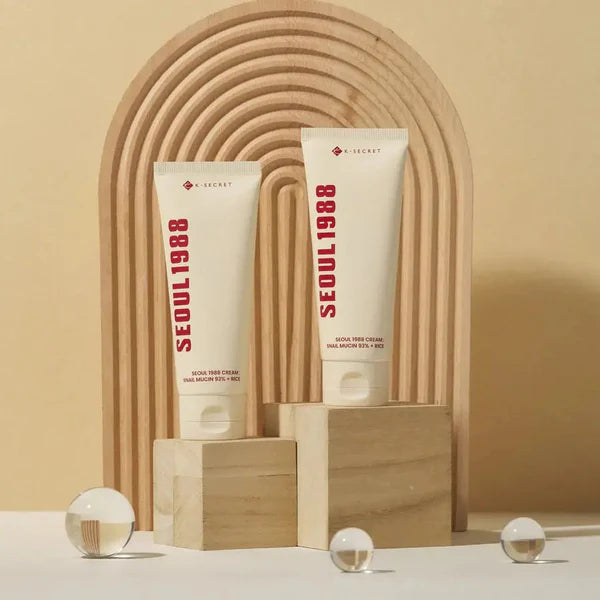 SEOUL 1988 Cream: Snail Mucin 93% + Rice (100ml)