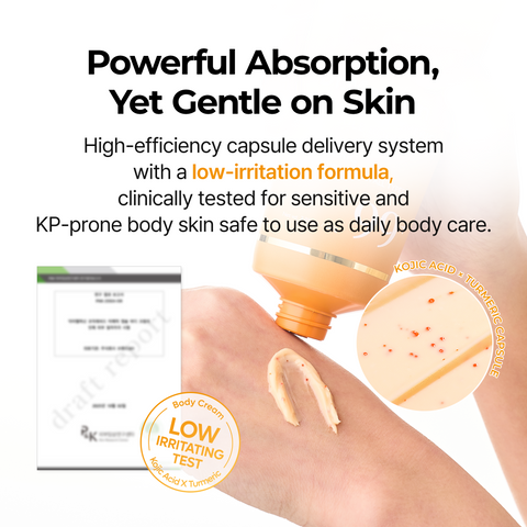 Dr.Melaxin Kojic Acid Turmeric Capsule Body Cream 4