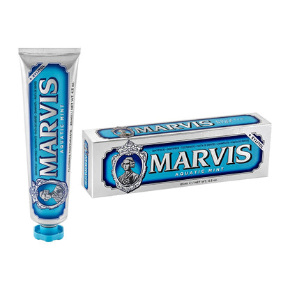 Marvis Aquatic Mint Toothpaste 85ml with packaging