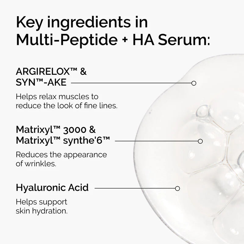 Multi-Peptide + HA Serum - 1 oz / 30 ml